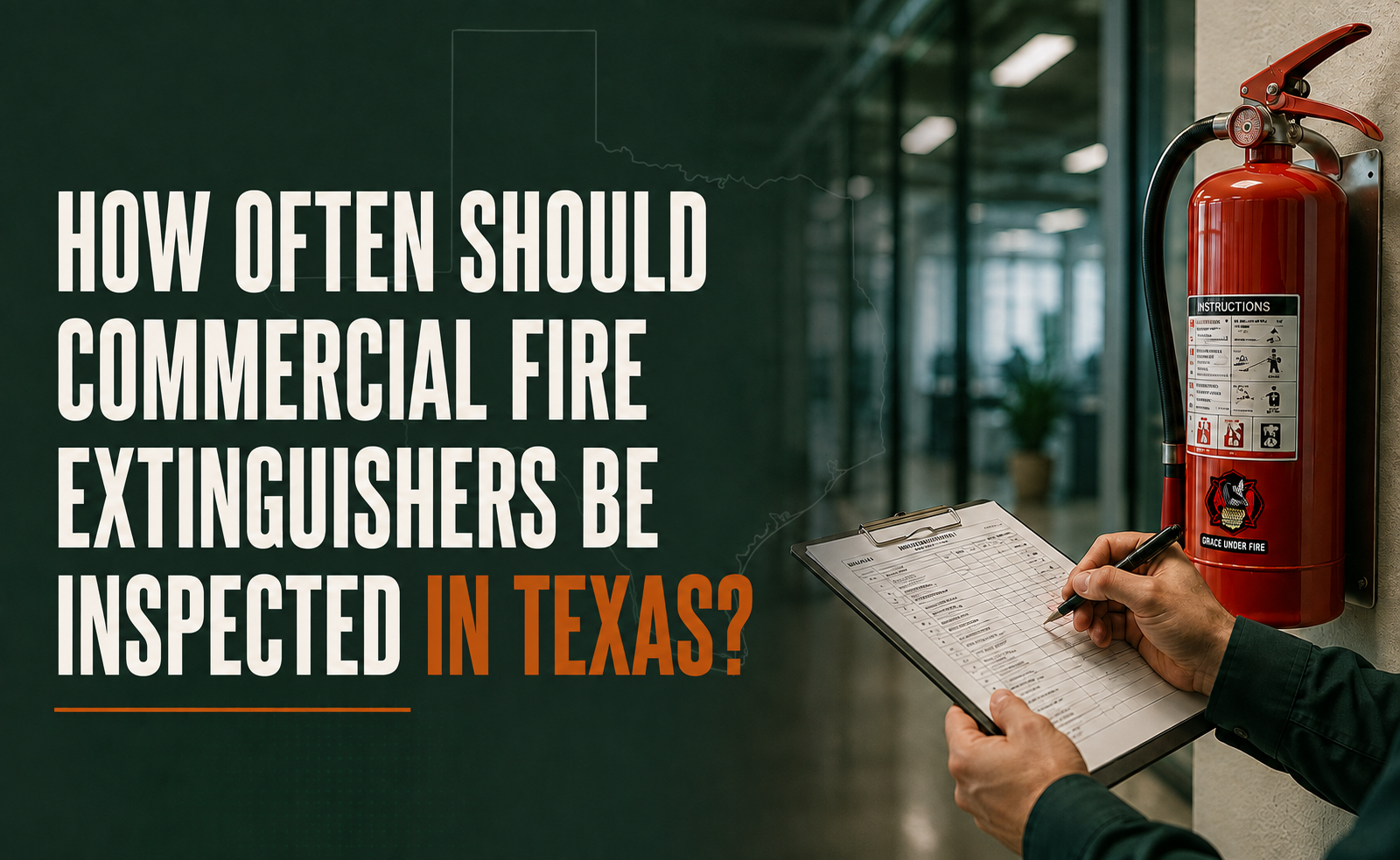 How Often Should Commercial Fire Extinguishers Be Inspected in Texas?